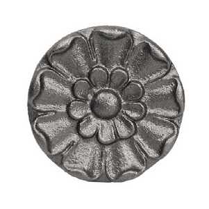 3" dia. Steel Rosette, Single Faced