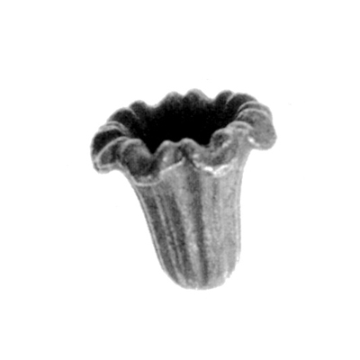 Cast Steel Daffodil Trumpet, 1-9/16" dia.