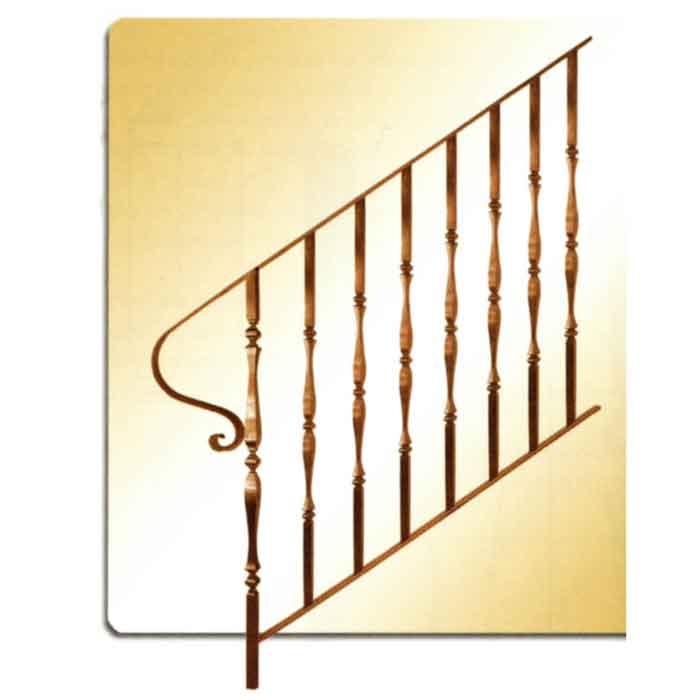 Forged Steel Newel Posts & Balusters, Cherin Series by RikFer