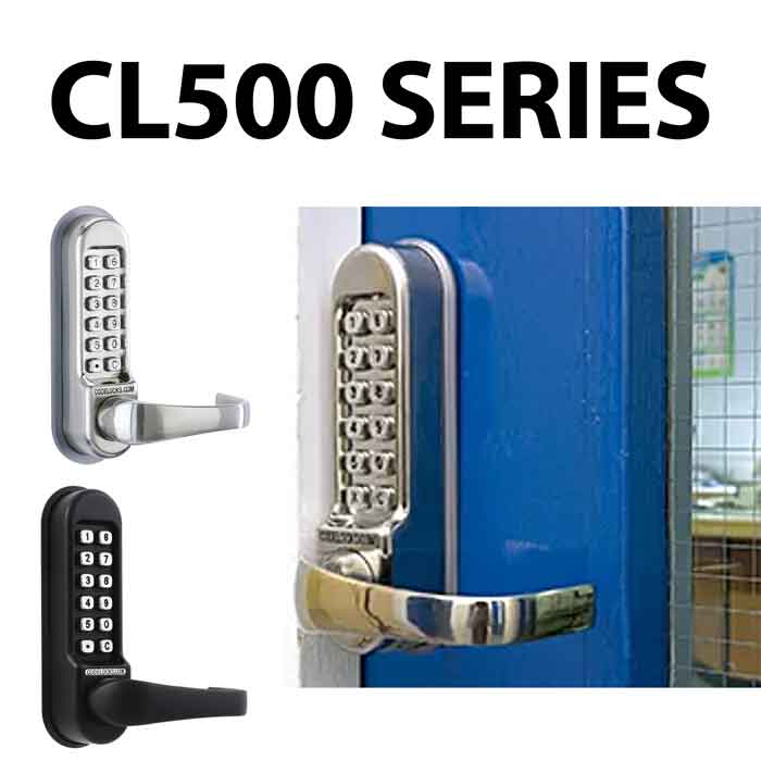 CL500 Series Mechanical Codelocks  are a heavy duty lock meant for commercial or residental applications
