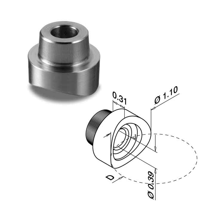 Connector for 1-1/2" dia. Round Post