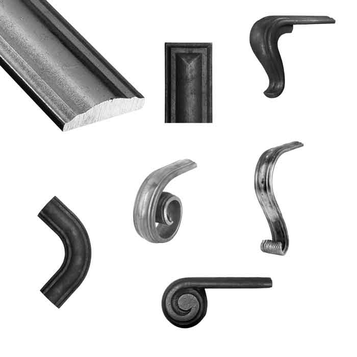 Convex Handrail and Matching Fittings