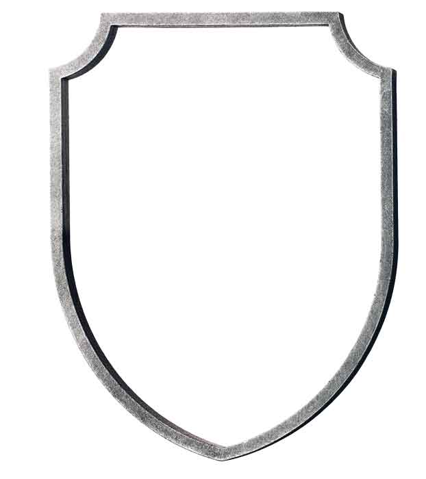 6-1/2" Tall Steel Casting, Frame Only, Double Faced