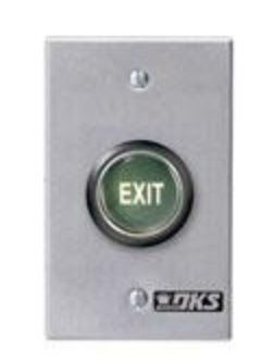Exit Button, Lighted Button, 4-1/2" Tall