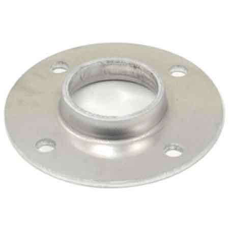Aluminum Base Flanges with Four Holes for 1-1/4" and 1-1/2" Sch. 40 Pipe
