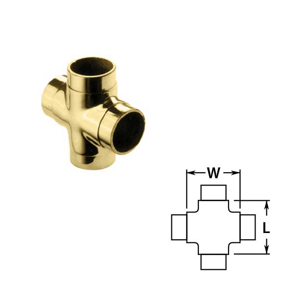 Flush Crosses in Brass