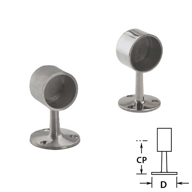Flush End Posts in Stainless Steel