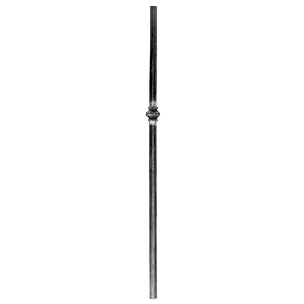 1-3/16" dia. Forged Steel Newel Post with Single Collar