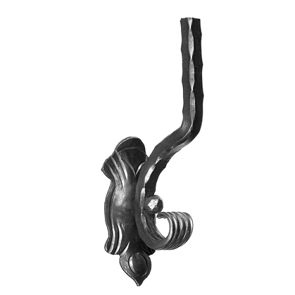 Forged Steel Side Mount Railing Bracket for 1/2" sq. Balusters