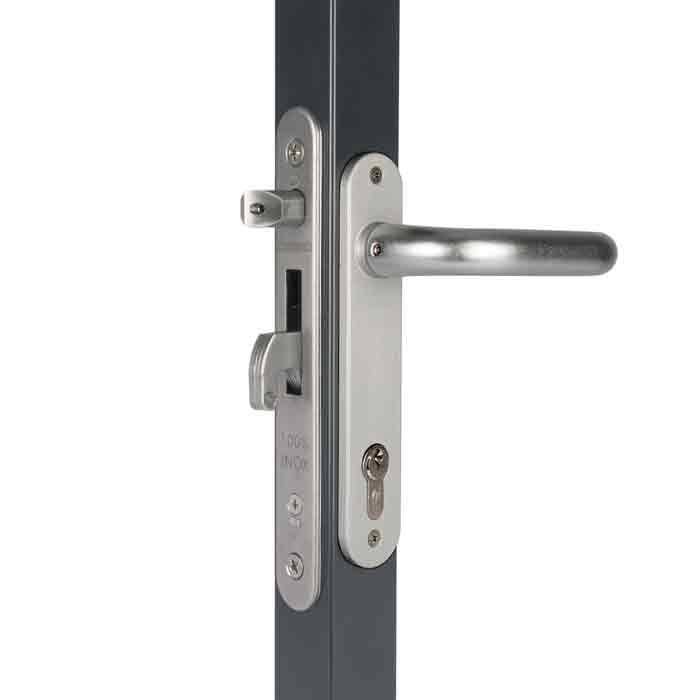 Fortylock Mortise Lock Kits for 2" and 2-1/2" Frames w/Stainless Steel Handles and Cover Plates