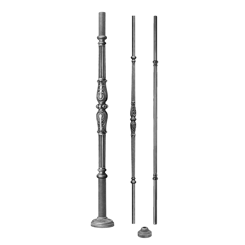 Grande Forge Cast Iron Series Round Post and Balusters