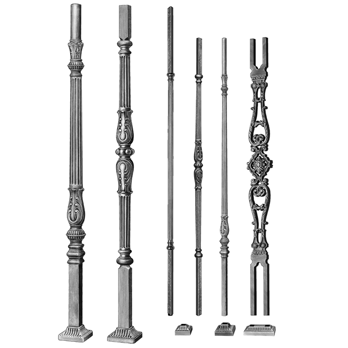 Grande Forge Cast Iron Series Square Posts and Balusters