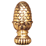 Grande Forge Brass Pinecone Post Top