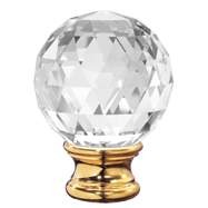 Grande Forge Crystal Sphere Post Tops