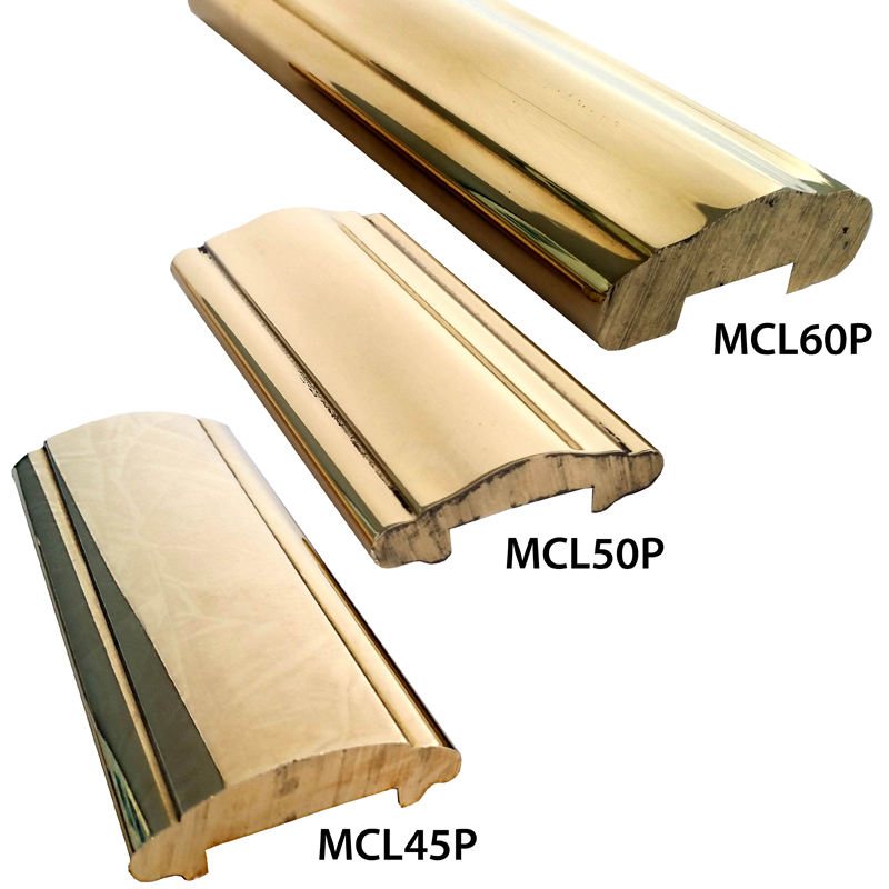 Prepolished Brass Handrails by Grande Forge
