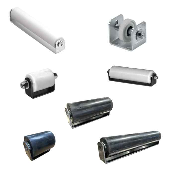 Nylon and Rubber Guide Rollers