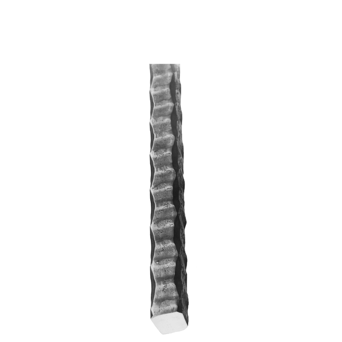 Heavily Hammered Steel Bars