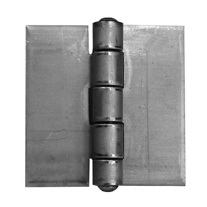 3" x 3" Steel Heavy Duty Butt Welding Hinge, .125" Thick, No Holes,  Sold individually