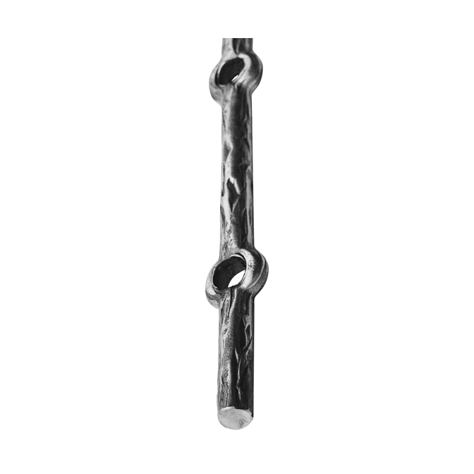 5/8" dia. Hot Pierced Steel Bar, 13 holes at 5/8" dia.