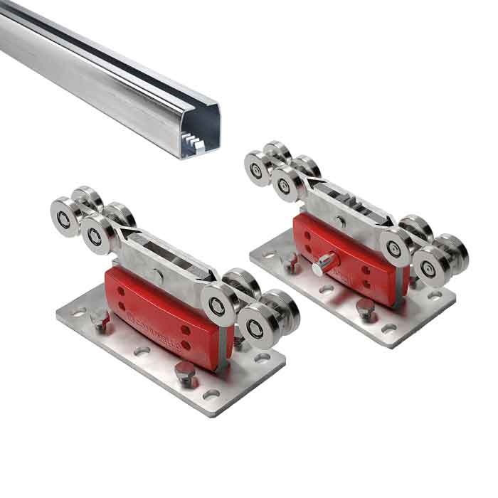 Model CGS-500.8M, Small Carriage, Opening & Weight Range: 10 ft. up to 840 lbs. / 24 ft. up to 830 lbs.