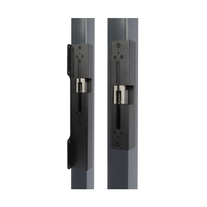 Fail Close electric keep for 2" profiles, Built-in, for Fortylock, Fiftylock and Sixtylock insert locks, without strike plate, Black