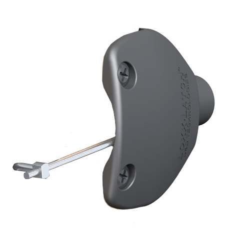 DISCONTINUED- Lokk-Latch External Access Kit only, No Latch, Black