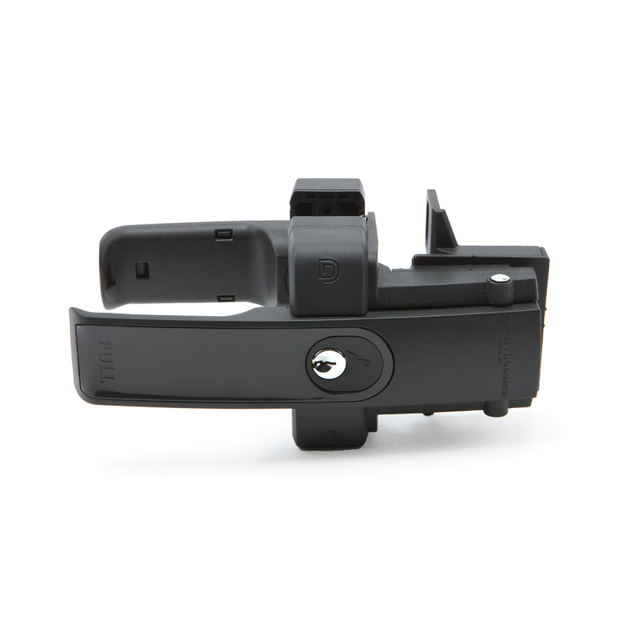 Lokk-Latch Magentic Swing Gate Lock, Keyed Alike, Black