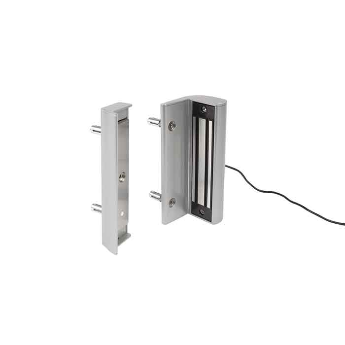 Electro Magnetic Lock without Handle, 660 lbs. pulling force, Silver