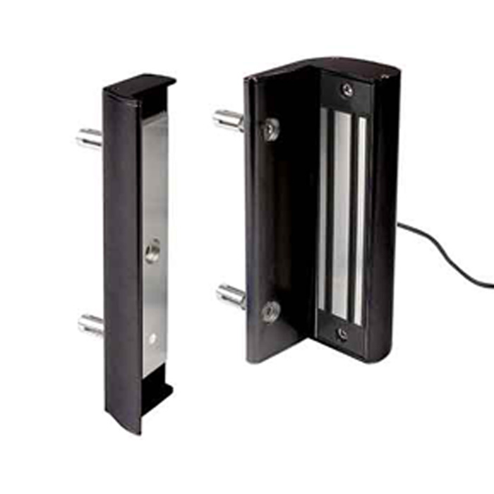 Electro Magnetic Lock without Handle, 1320 lbs. pulling force, Black