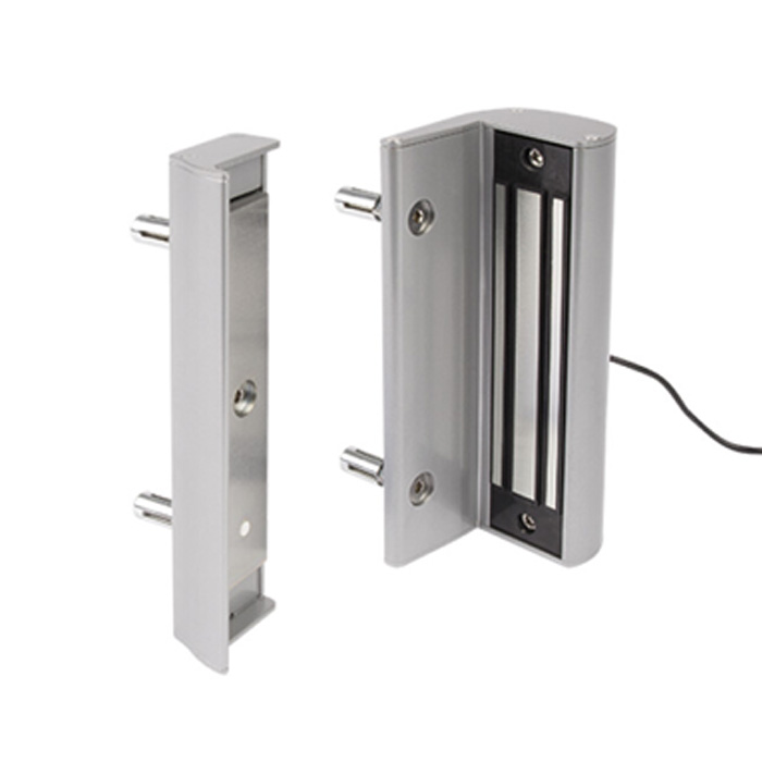 Electro Magnetic Lock without Handle, 1320 lbs. pulling force, Silver
