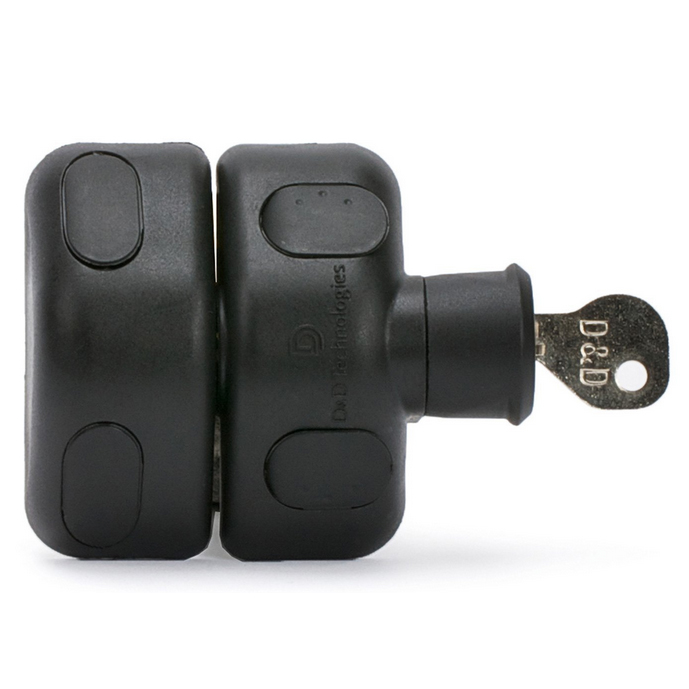 MagnaLatch Side Pull, Black, Key Lockable