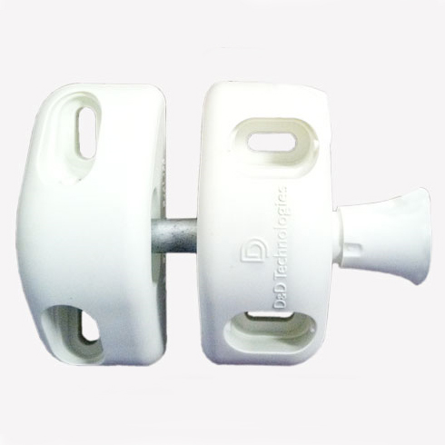 Magna-Latch Side Pull Magnetic Latch for Residential Gates, White