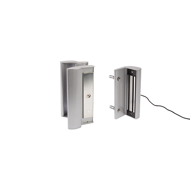 Electro Magnetic Lock with Handle, 660 lbs. pulling force, Silver