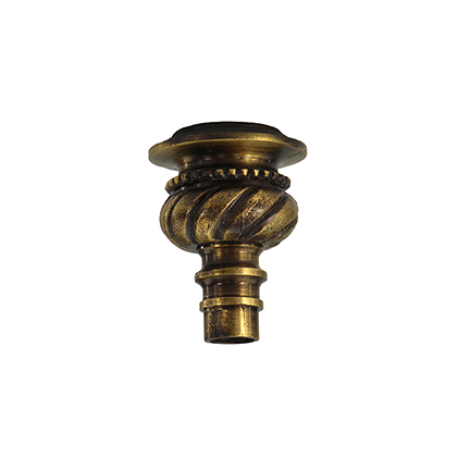 Candle Cup/Bobeche, Cast Bronze, 2" Tall, Threaded 1/8IP