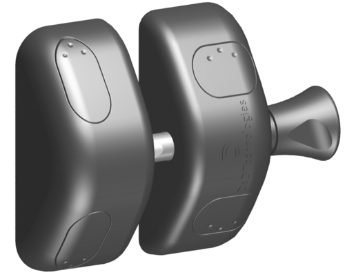Magna-Latch Side Pull Magnetic Latch for Residential Gates, Black