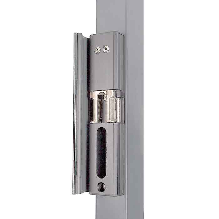 Electric Strike, Fail Close, Surface Mount in Aluminum
