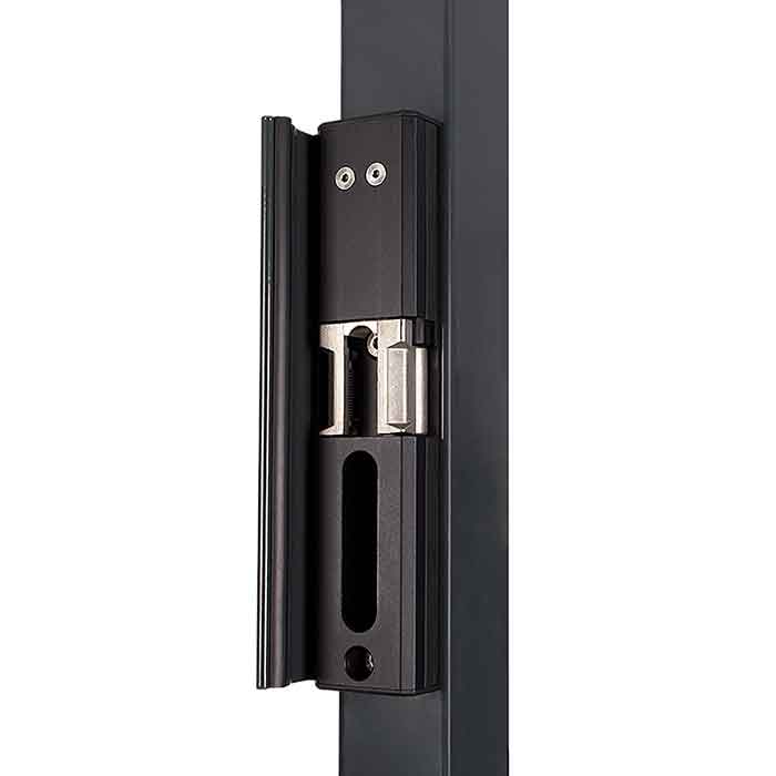 Electric Strike, Fail Close, Surface Mount in Black