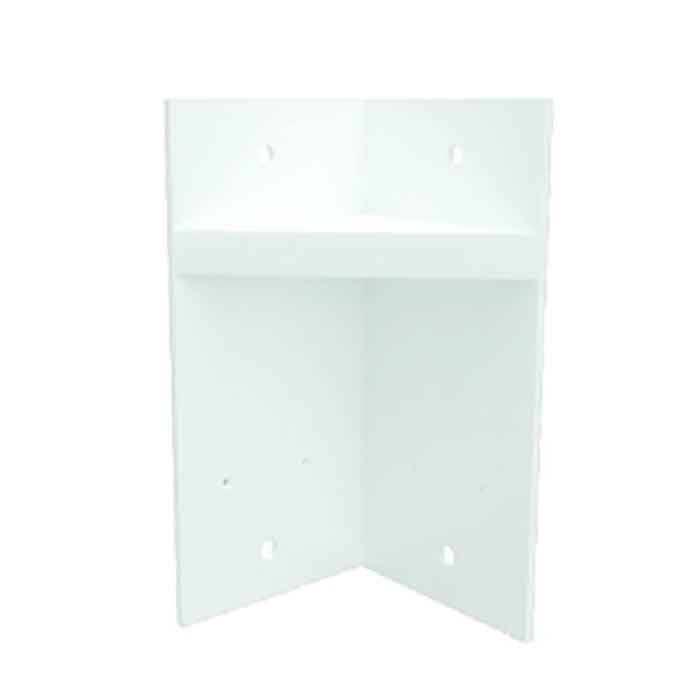 Aluminum L-Bracket, White, for Mounting OVS-01GT Sensor