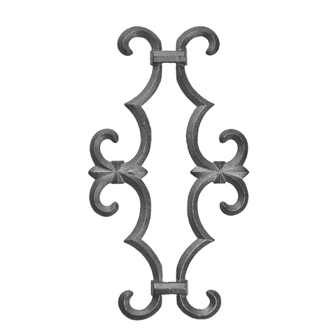 Picket Casting for 1/2" sq., Cast Iron, 12-1/2" Tall