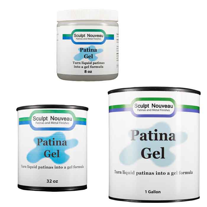 8 oz., 32 oz., & 1 gallon Patina Gel