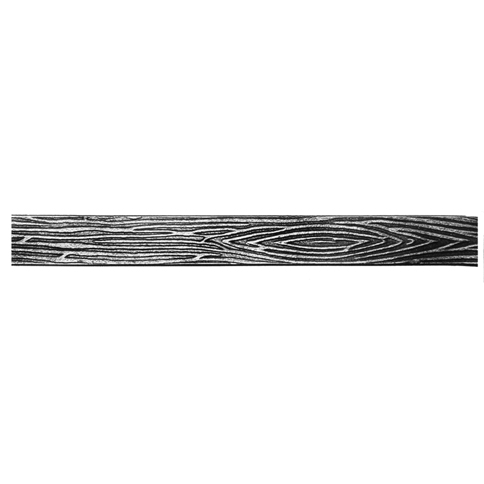 Patterned Flat Bar, End Scroll, Sweep and Corner Bend with Treebark Design