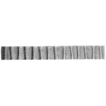 Patterned Flat Bar, End Scroll, Sweep and Corner Bend with Wavy Design