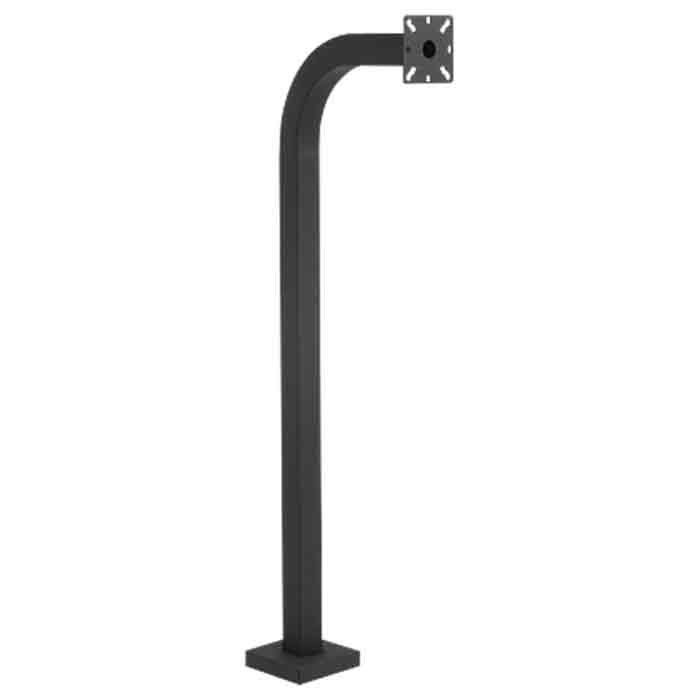 Pad Mount Gooseneck Post, 48" Tall