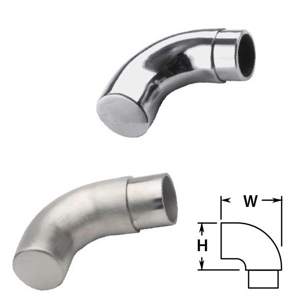 Wall Returns in Stainless Steel 