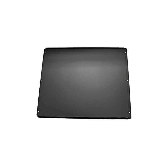 24" Black Panic Shield w/o Holes
