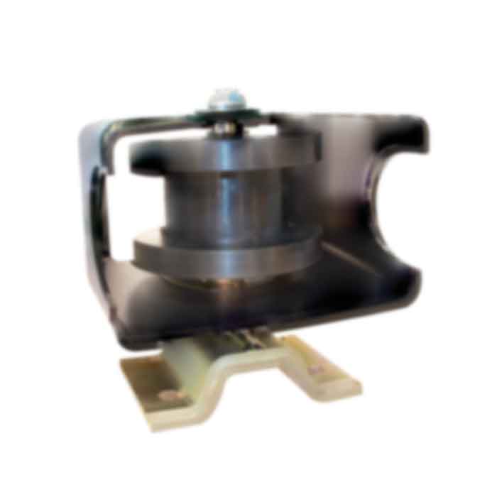Cantilever Roller Set, 2” Sq. gate x 4” Sq. Post, Top/Bot Set, Requires 2 sets per gate