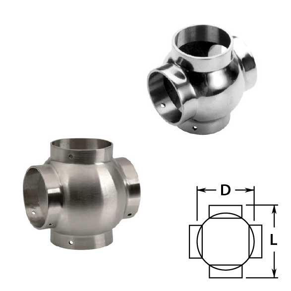Ball Crosses in Stainless Steel