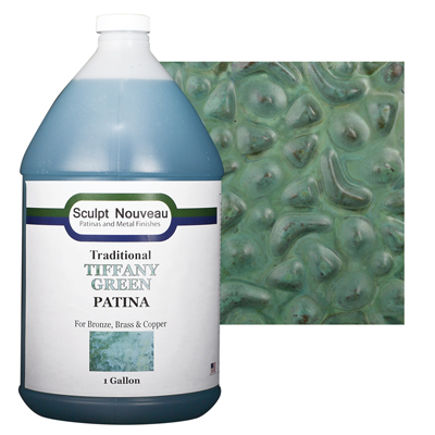Traditional Patina-Tiffany Green for Bronze, Brass & Copper