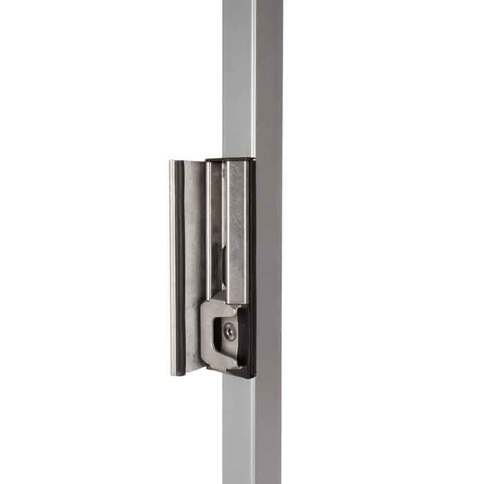 Security Keep for Square Posts, Black