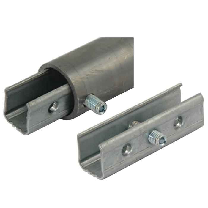 Steel Single-Lock One Piece Splice-Lock for 1-1/4" and 1-1/2" Schedule 40 Pipe